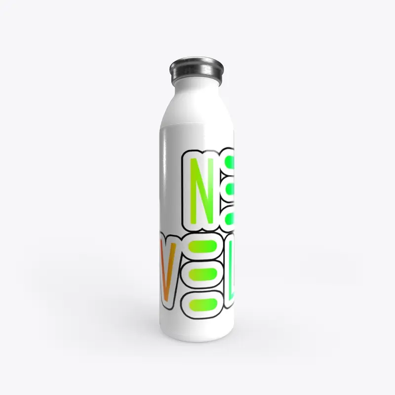 Neon Velvet Rainbow Water Bottle