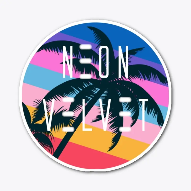 Neon Velvet Sticker