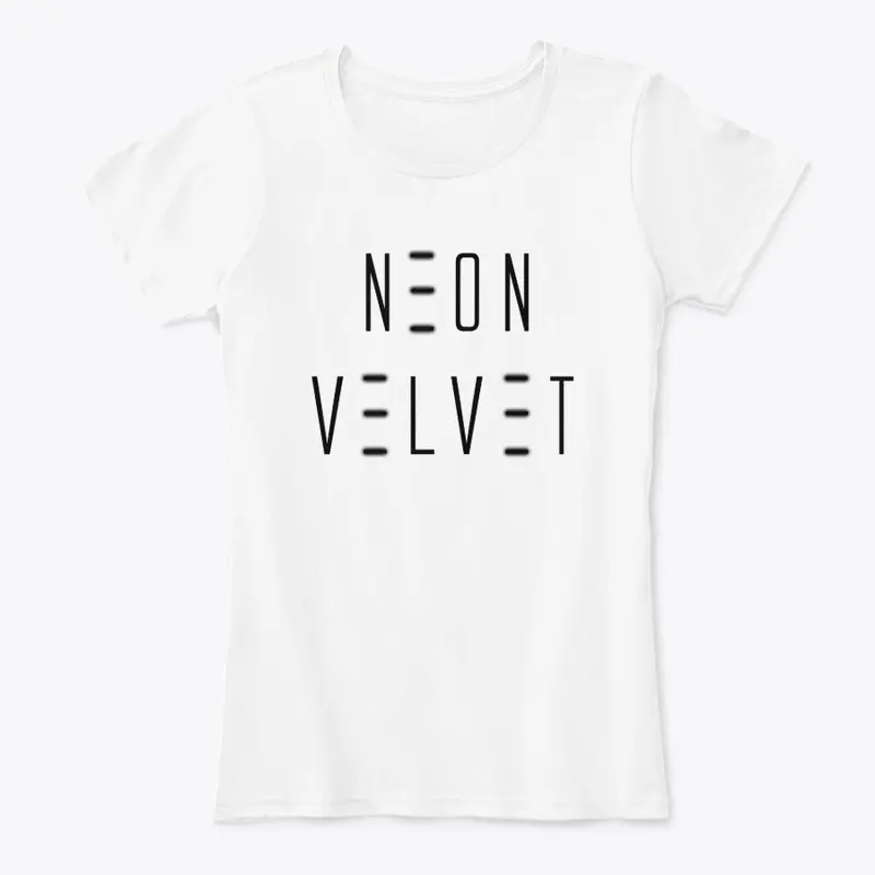 Neon Velvet Logo Tops