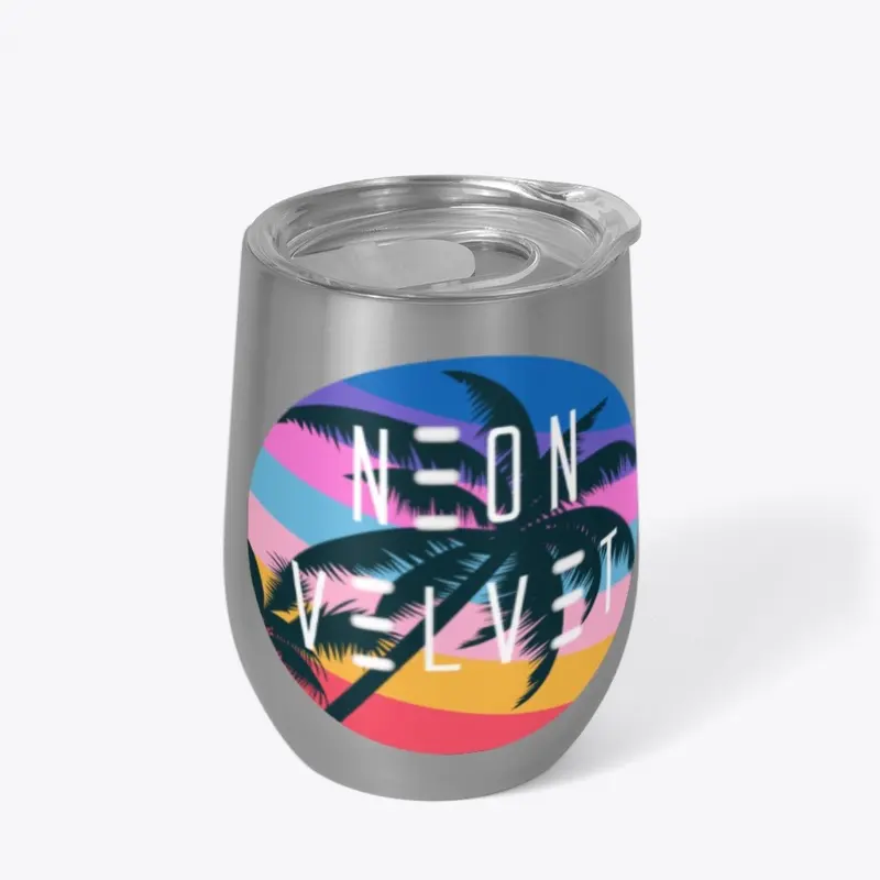 NEON VELVET WINE TUMBLER